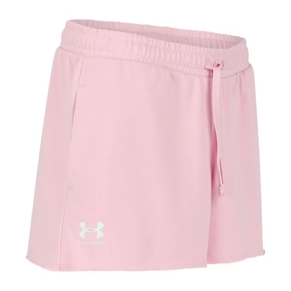 Under Armour Womens Rival Terry Short XXL Pink Athletic French Terry 1369860 NWT